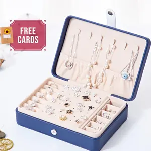 Travel Jewelry Case Leather & Waterproof | Simple Luxury Organizer