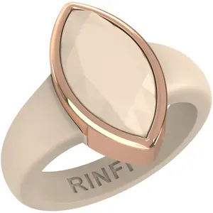Marquise Collection  - Silicone Rings for Women with Metal Frame - Patent Pending Design