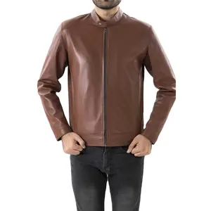Mens Pure Sheep Leather Jacket