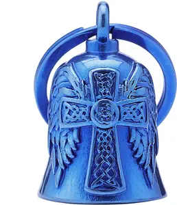 Men Bells -  Angel Bell for Men Women,Bell Biker Accessory,Guard Riding Safety (Black)