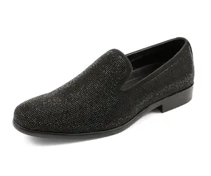 Amali Dazzle Sparkly Mens Dress Shoes Loafers