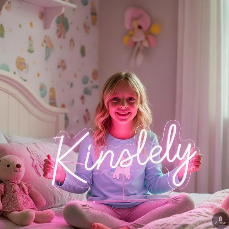 Custom Neon Sign LED Light Personalized Name Logo Wall Decor for Wedding Party Bedroom Bar Business Shop Birthday Party Backdrop Customized LED Light Word Art Wall Decor Gift for Her Him Home Wall Art