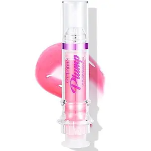 Plumping Lip Oil With Chili Extract - Fuller Lips Instantly! Ultra-Hydrating &amp; Nourishing, Glossy Finish Lip Glow Oil, Lip Plumping Booster Plump (05 Wild Strawberry)