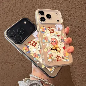 Cute Cartoon Star Character Pattern Lovely Aesthetic Phone Case, Stylish High-Value Shockproof Anti-Drop Anti-Scratch Wear-Resistant Protective Cover, Compatible with iPhone X XS XR 11 12 13 14 15 16 17 Pro Max Plus Series