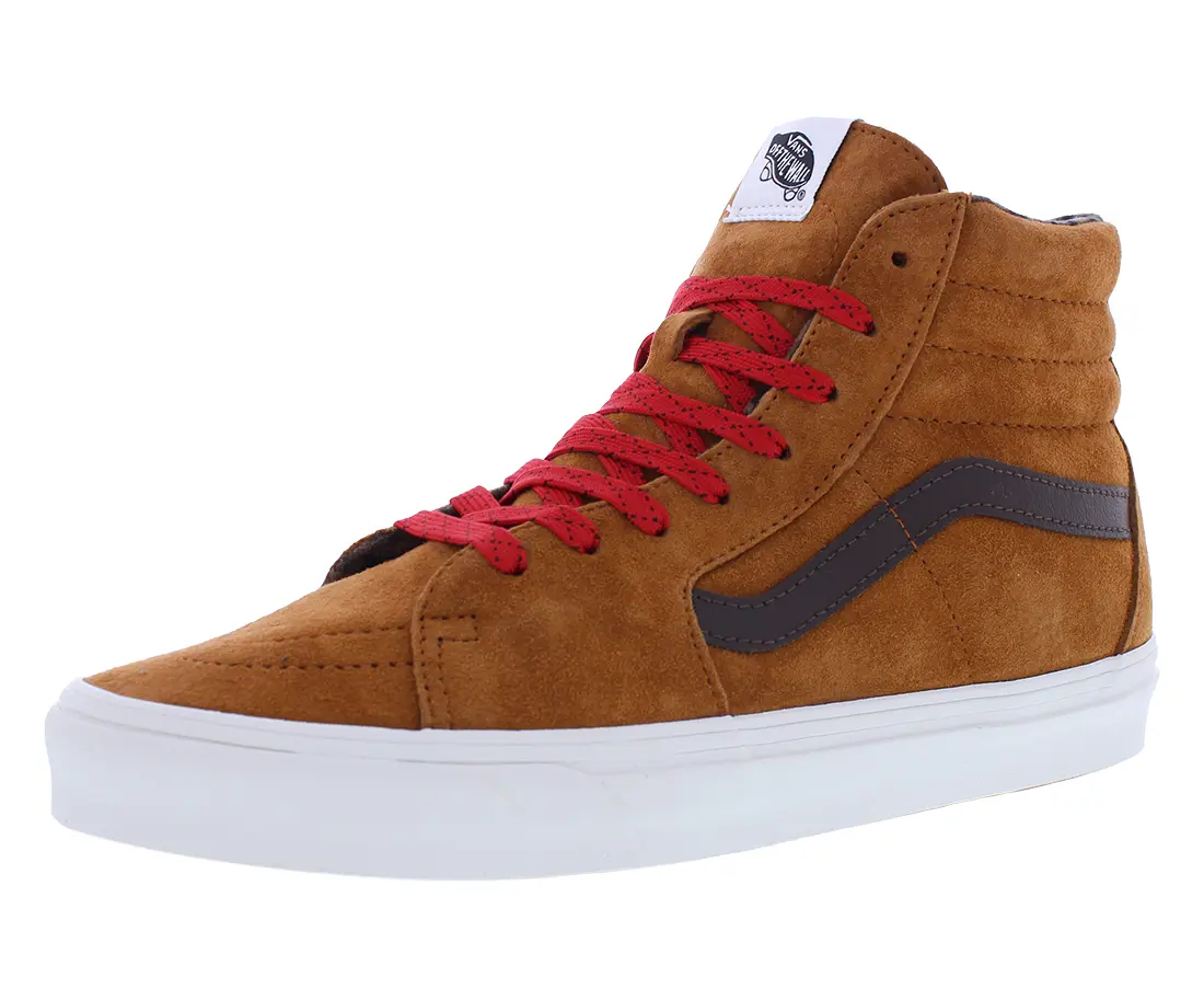 VANS Sk8-Hi Classic High-Top Athletic Sneaker, Unisex Suede and Canvas Sports Shoes with Padded Collars