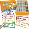 Summerwins ABC Vocabulary Flash Cards Set for Toddlers Ages 3-5 - 30 Rhyming Flip Books, Boxed Flash Cards for Studying, Homeschooling Tool, Preschool Learning Phonics Reading Support, Prefixes & Word Families Teaching