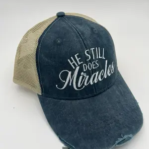 He Still Does Miracles Hat – Custom Embroidered | Choose Style, Color, and Thread | Faith-Based Gift Christian Embroidery, Inspirational Cap