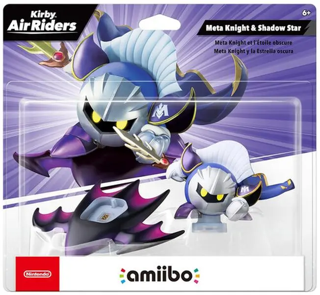 Toys to Life: Nintendo amiibo - Kirby Air Riders - Meta Knight & Shadow Star  [GAMES ACCESSORIES] Universal Game