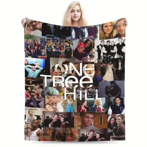 One Tree Hill themed printed flannel blanket, soft and comfortable, suitable for all seasons, suitable for sofas, bedrooms and camping