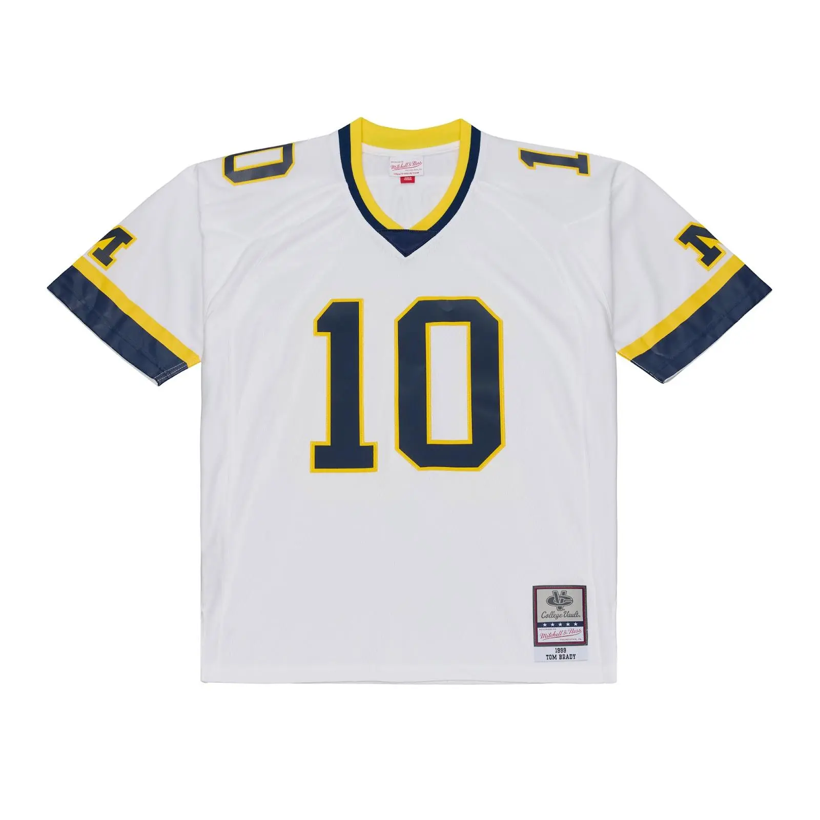 Tom Brady Michigan Wolverines White 1999 Legacy Jersey