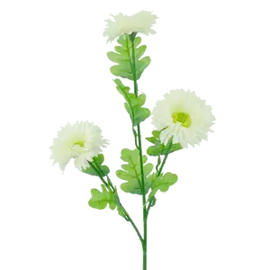 23" with 3 stems Cream Gerber Spray 29422Cm
