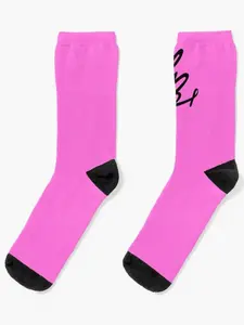 Yungblud Autograph (Pink and Black) Socks