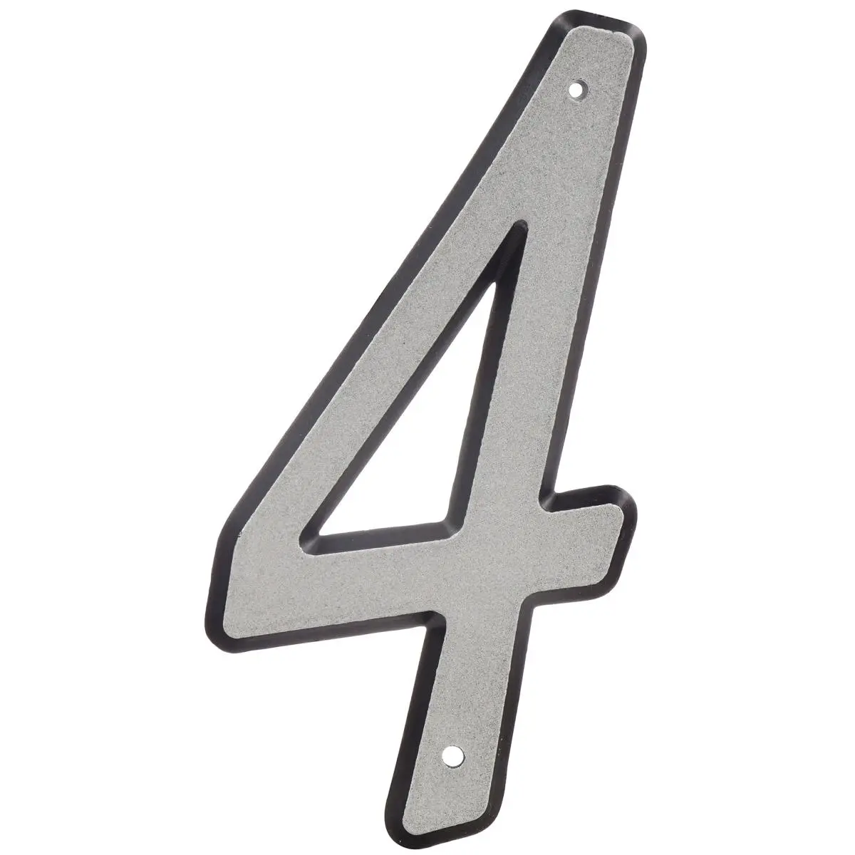 212 MAIN Classic 4 in. Sturdy Weatherproof Nail-On Outdoor Reflective Plastic House Number Signs - 4-Pack Basic Home Supplies Home Improvement Building Supply, 4 Inches