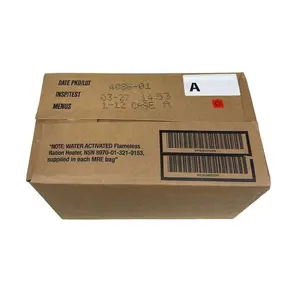 Genuine US Military MRES (Meals Ready-to-Eat) FRESH A, B, AND A&B CASES - INSPECTION DATE: JAN 2027 OR NEWER