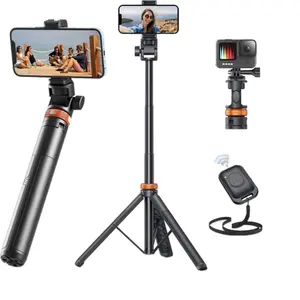 61” phone  Tripod for iPhone and android and selfie stick w/ remote control