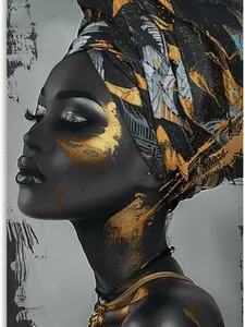 Black Girl wall Art african Woman Wall Decor  Wall Art Poster Decorative Painting Wall Art Posters for Room Aesthetic