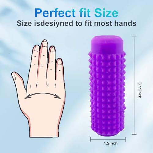 3PCS Adult Sensory Stress Relief Toys | Mild Pressure Stimulation for Anxiety Relief, Portable Spiky Keychain Fidget Toys for Travel