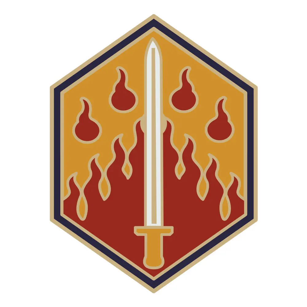 CSIB Vinyl Sticker - 48th Chemical Brigade Military Decal, Combat ID Accessory for DIY Scrapbooking & Stamping, Vinyl Stickers