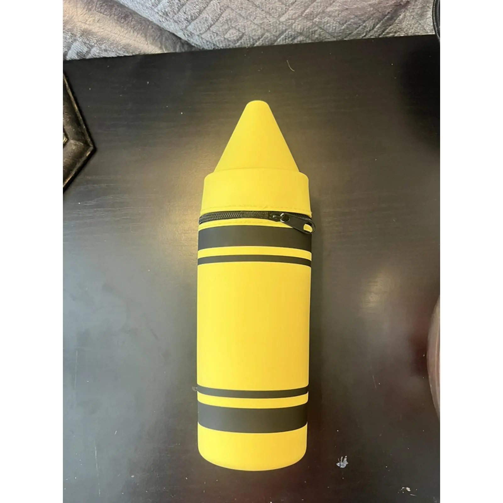 Big Yellow Crayon Pencil Case - Fun and Colorful Design for Kids' School Supplies
