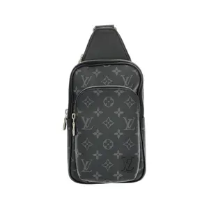 Pre-owned Louis Vuitton Canvas Shoulder Bags Avenue Slingbag Monogram Eclipse Shoulder Bag