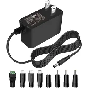 5V 2A Power Supply Adapter 10W AC/DC Charger AC100-240V to DC 5 Volt 2Amp 1A 1.5A Replacement Power Cord USB Type C for USB Hub TV Box Tablet Camera Baby Monitor Raspberry Webcam Router