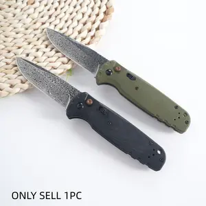 High-Quality Damascus Steel Blade, Edc Multi-Function Folding Knife, Lightweight Pocket Knife, Ideal for Camping, Fishing, Hiking, Christmas Gift, Men's Gift