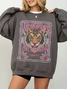 The Heavens Are Roaring Sweatshirt Womenswear Apparel
