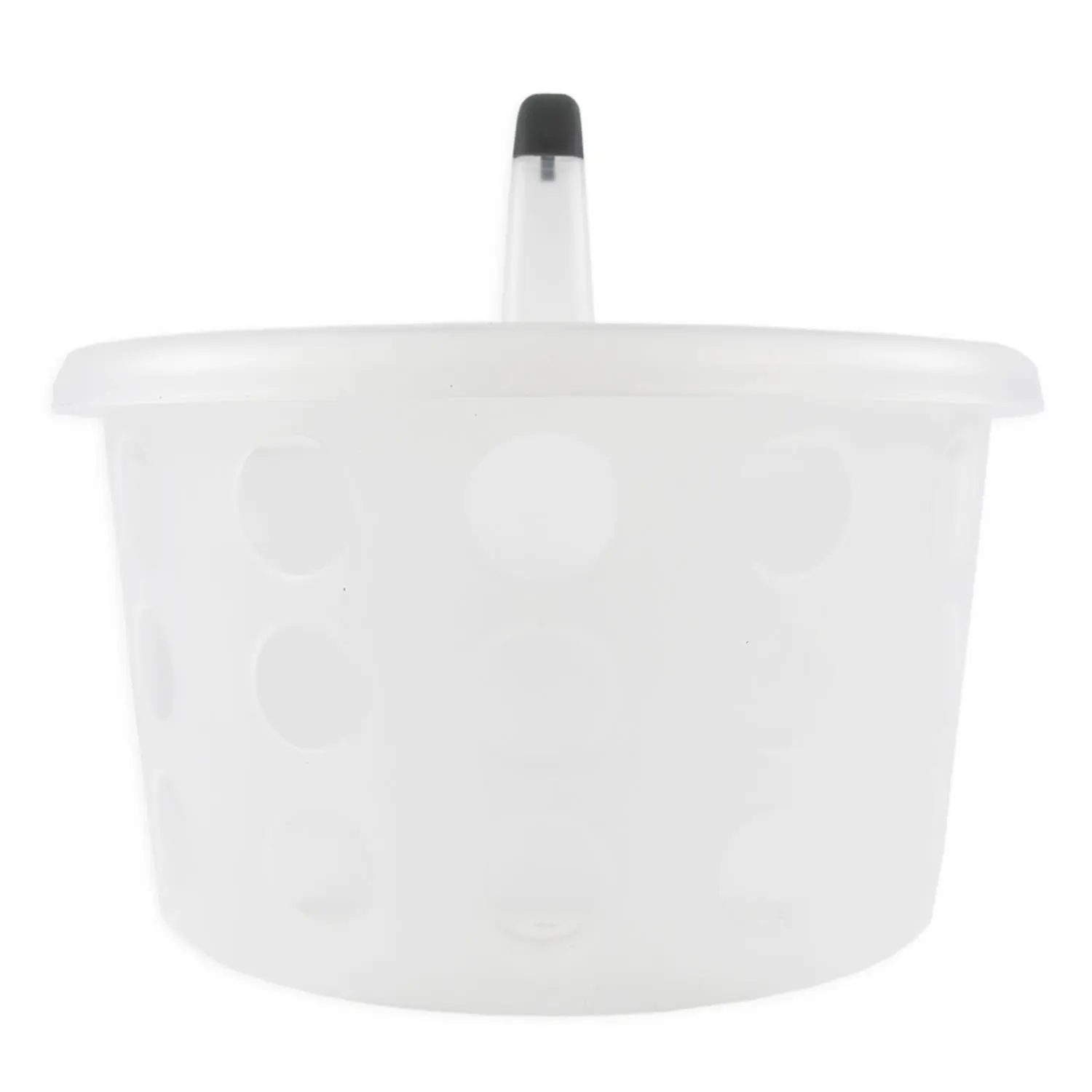 Mainstays Portable Shower Caddy, Frosty White Plastic