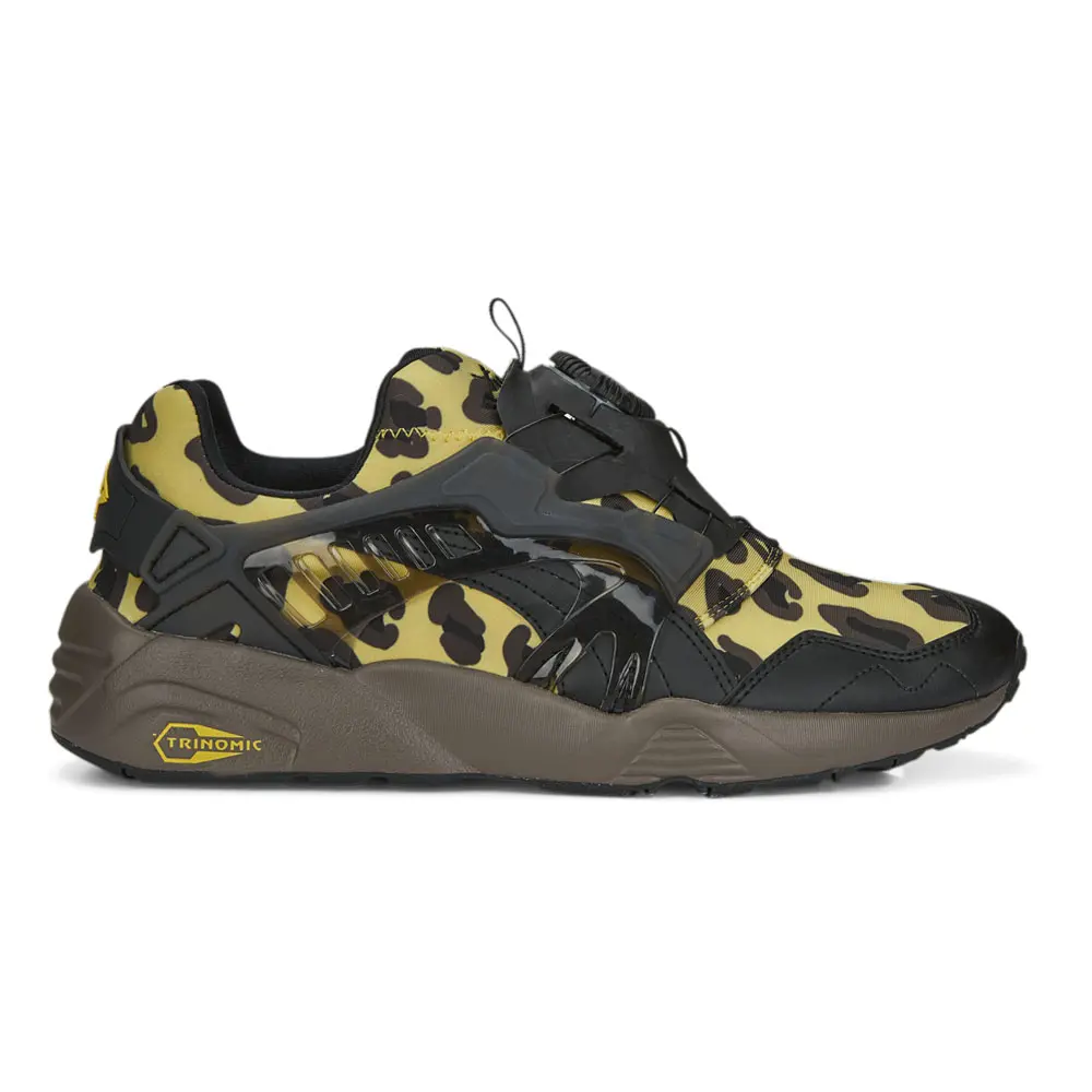 PUMA Womens Disc Blaze Leopard-Cheetah Slip On Sneakers Shoes Casual - Black, Brown PUMA Womens Disc Blaze Leopard-Cheetah Slip On Sneakers Shoes Casual - Black, Brown