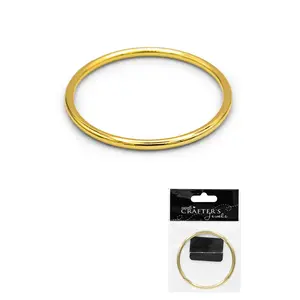 Elegant Matte Metal O-Ring – 56 mm Connector