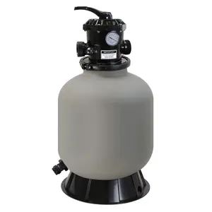 XtremepowerUS 16" Sand Filter for Swimming Pool Inground & Above Ground with 7 Way Valve for Efficient Filtration - Swimmingpool