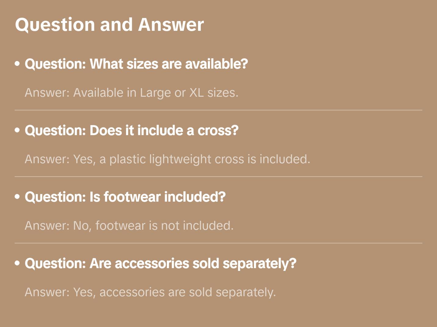 Priest - Religious - Black/Gold - Deluxe Costume - Adult - 2 Sizes