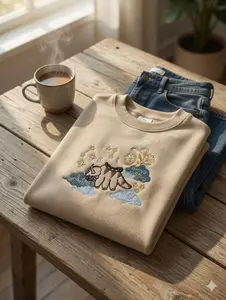 Embroidered Appa Sweatshirt, Flying Bison Shirt, Movie Embroidered Hoodie, Anime Aesthetic Gift for Fans
