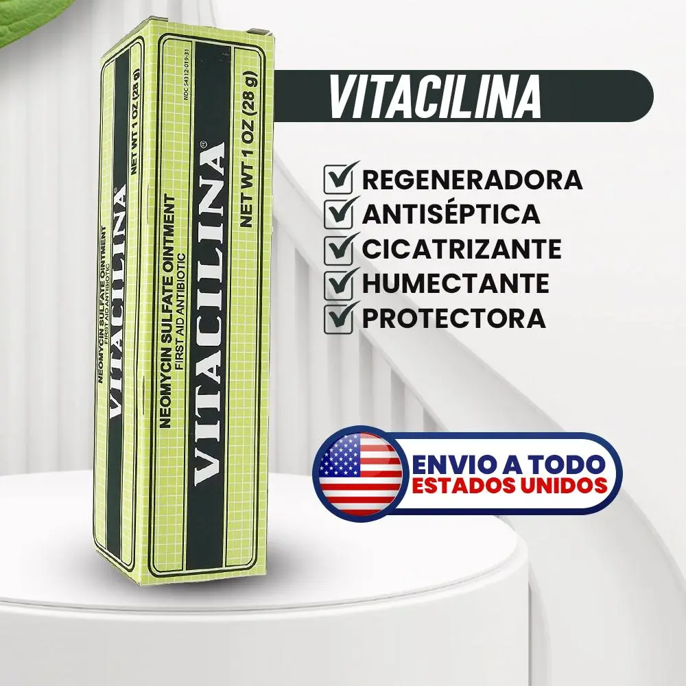 Vitacilina Neomycin Ointment, Single Item, Soothing, Ointment Cream, Protective Ointment