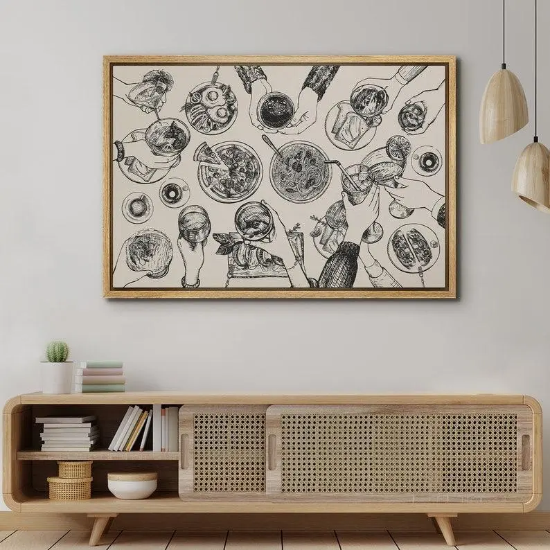 [UNFRAMED POSTER] Cheers Print Cute Kitchen Wall Art Poster