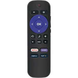 New Replaced Remote Control LC-RCRCA-19 fit for Sharp ROKU TV LC-RCRUS-19 LC-RCRCA-19 LC-RCRUDCA-19 with Netflix CINEPLEX YUPPTY Keys