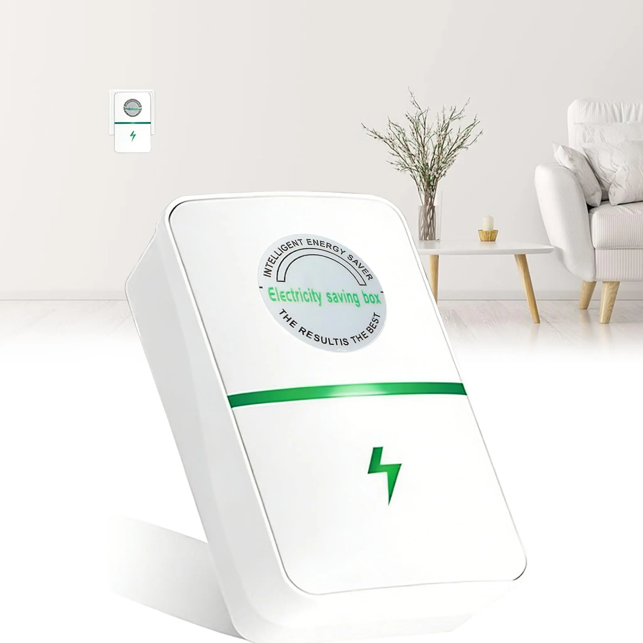 2026 Plug-In Power Box with US Plug – Compatible with 90–250V for Home & Office Use Energy Saving Socket