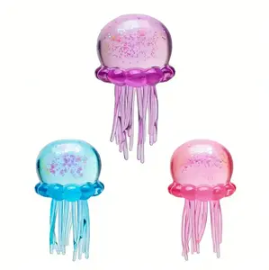 Jellyfish Design Squeeze Stress Ball, Fidget Stress Ball, Ice Squeeze Cube—Drop Malt Sugar Balls: Sensory Toys for Anxiety and Stress