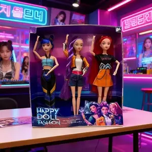 3-Piece Huntress Team Leader Doll Set, PVC Figure Toy, Girl Gift, Peripheral Hand Model, Holiday Birthday Present, Action Figure Set, Valentine Figures