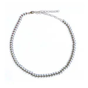 White Wheat Choker | Pine Cay Beach