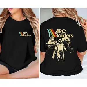 Arc Raiders Striped Shirt, Arc Game Quotes Tshirt, Arc Survival Evolved, Gifts For Gamer, Vintage Game Lovers Tee, Unisex Short Sleeve Tee, Graphic Round Neck Tee