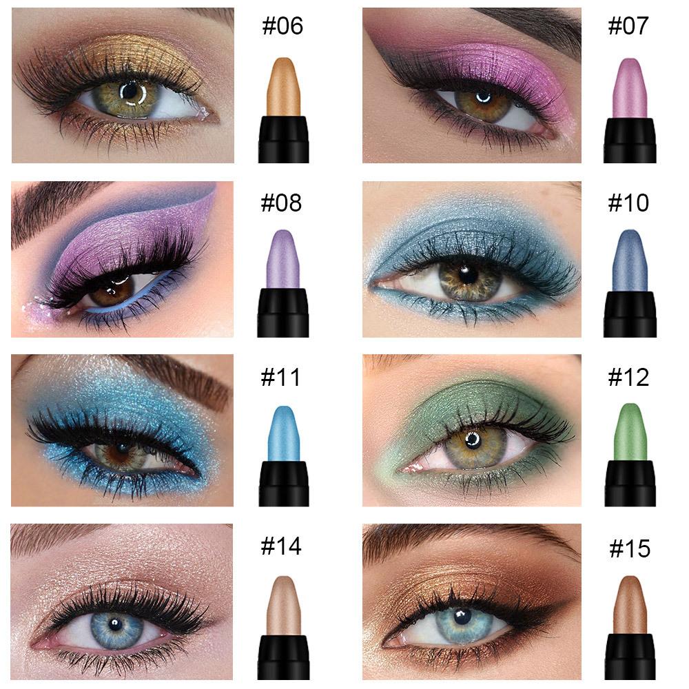 16-Piece Shimmer Eyeshadow Stick Set, Waterproof Cream Highlighter Pen, 1-Step Glitter Eyeliner Pencil for Eye Brightening, Long-Lasting Sparkly Makeup for Beginners, Pearlescent Eye Makeup Pen Pack 16-Piece Shimmer Eyeshadow Stick Set, Waterproof Cream Highlighter Pen, 1-Step Glitter Eyeliner Pencil for Eye Brightening, Long-Lasting Sparkly Makeup for Beginners, Pearlescent Eye Makeup Pen Pack