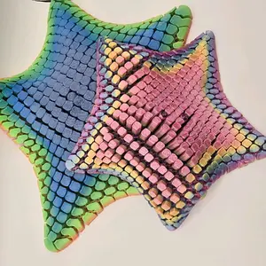 Colorful 3D Printed Star Fidget Toy - Very Flexible and Enjoyable