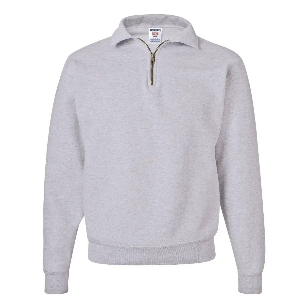 JERZEES Super Sweats NuBlend Quarter-Zip Cadet Collar Sweatshirt JERZEES Super Sweats NuBlend Quarter-Zip Cadet Collar Sweatshirt