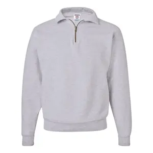 JERZEES Super Sweats NuBlend Quarter-Zip Cadet Collar Sweatshirt