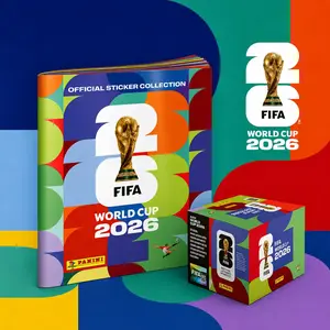 Soccer Sticker Collector Pack Bundle with Album – 25/50/100 Packs