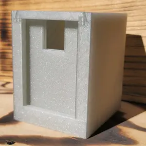 B33F BOX  (sparkle silver) Magic The Gathering 100 double sleeve commander deck box