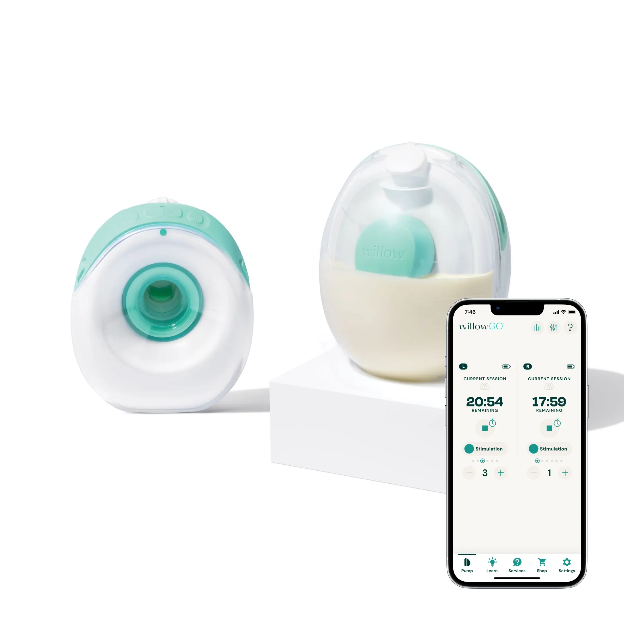 Willow Go Wearable Breast Pump