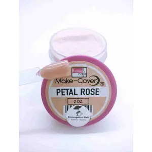 Fantasy Nails Petal Rose Acrylic Powder - 2oz Professional Nail Art Supplies, Safe with Reliable Effectiveness for Natural-Look Applications, Nail Supplies