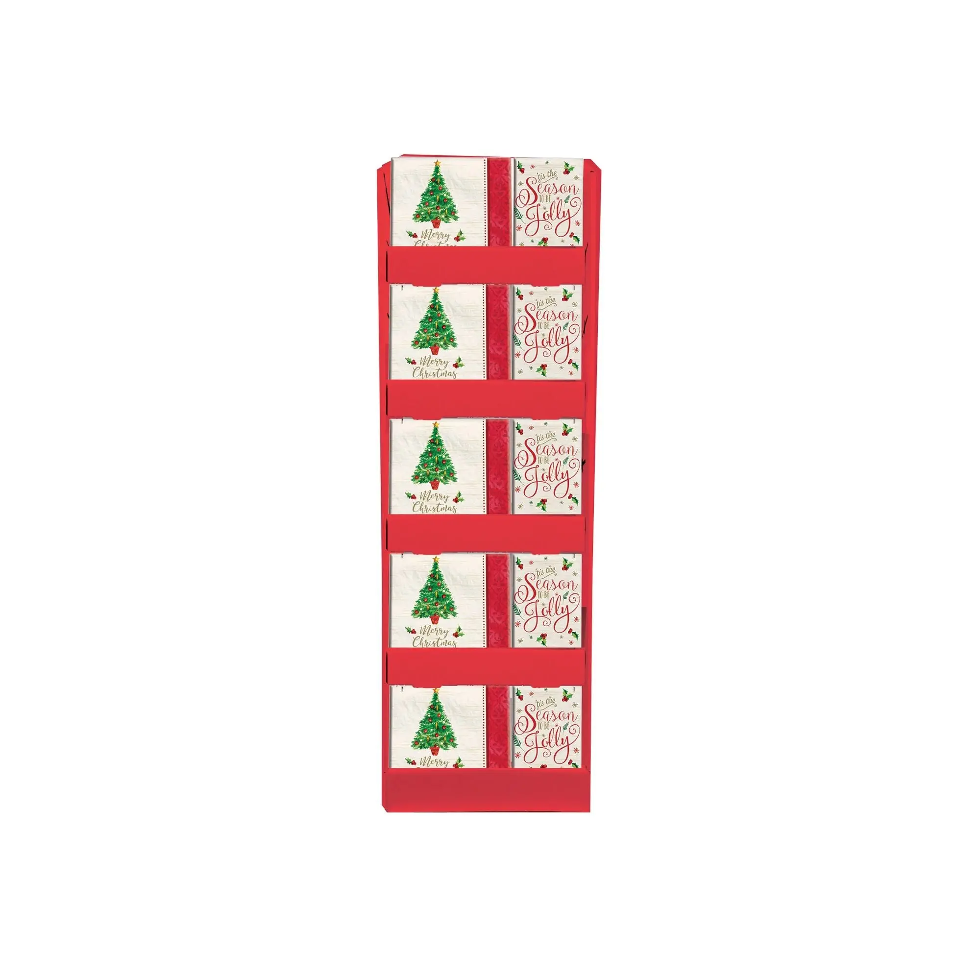 Festive Christmas Tree Napkin Display Panel
